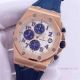 Copy Royal Oak Offshore Audemars Piguet Watch Blue Rubber Strap (2)_th.jpg